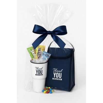 Thank You Snack & Tumbler Gift Set with Lunch Bag