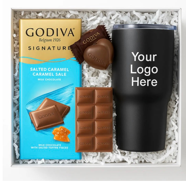 Godiva Chocolates with Branded Tumbler Boxed