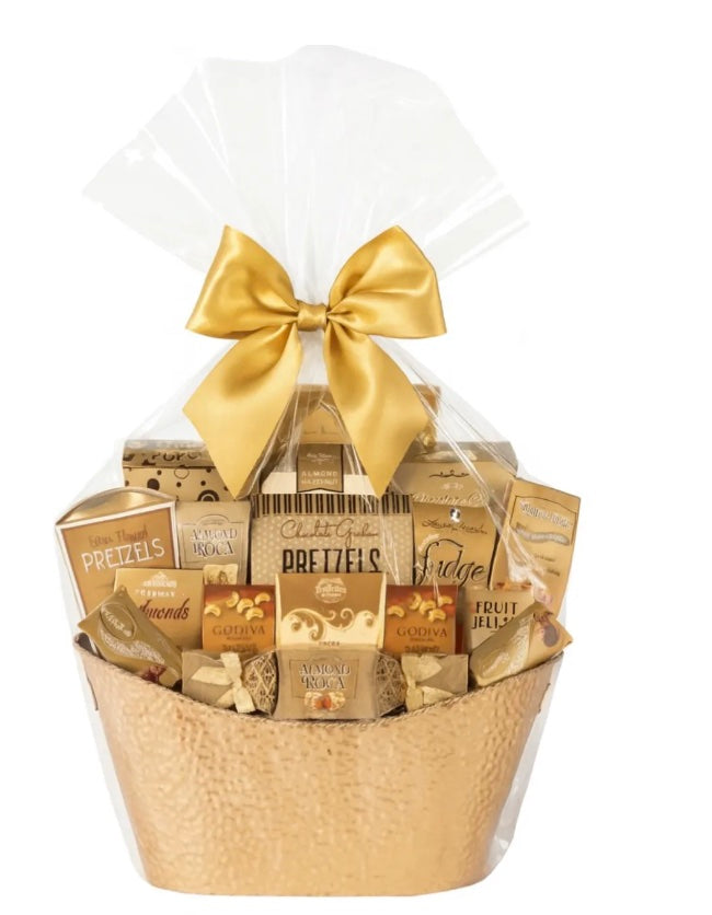 Gold Gourmet Treasure Basket