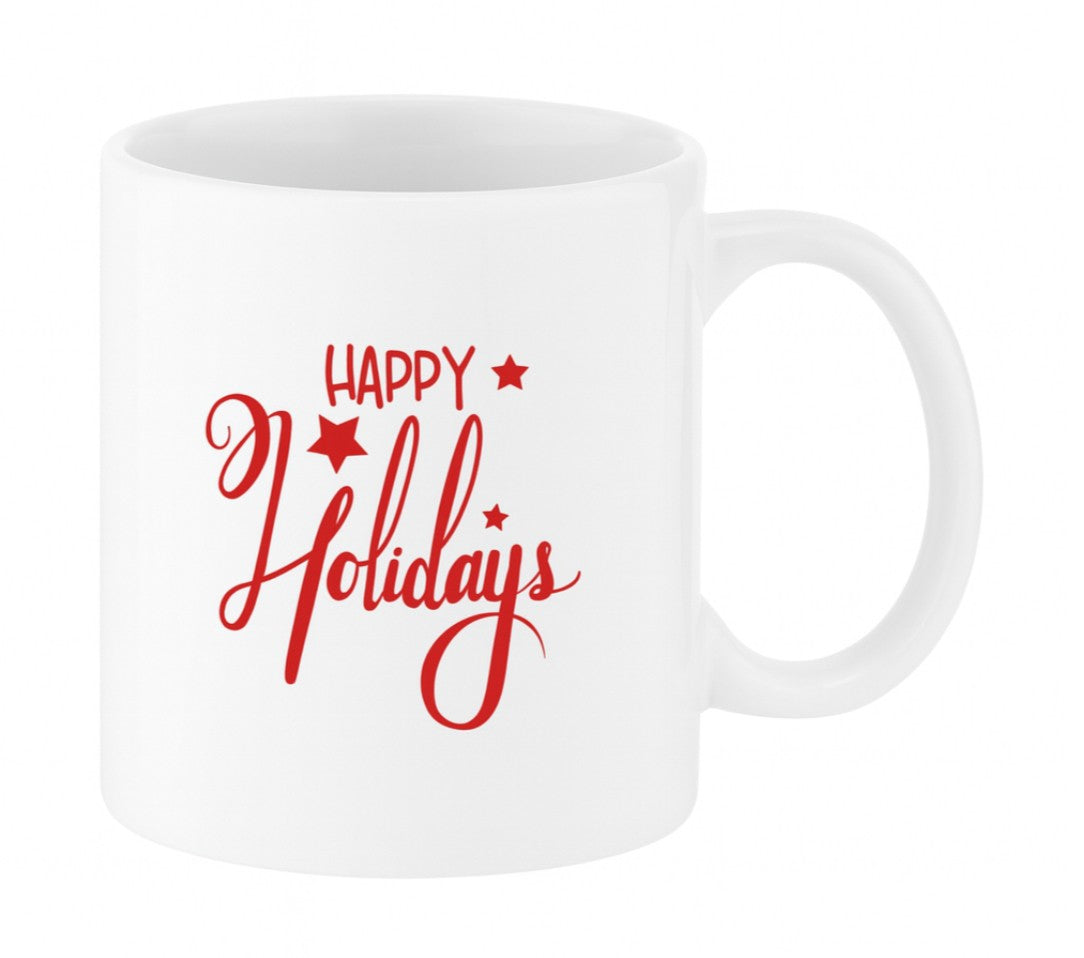 Happy Holidays Ceramic Mug