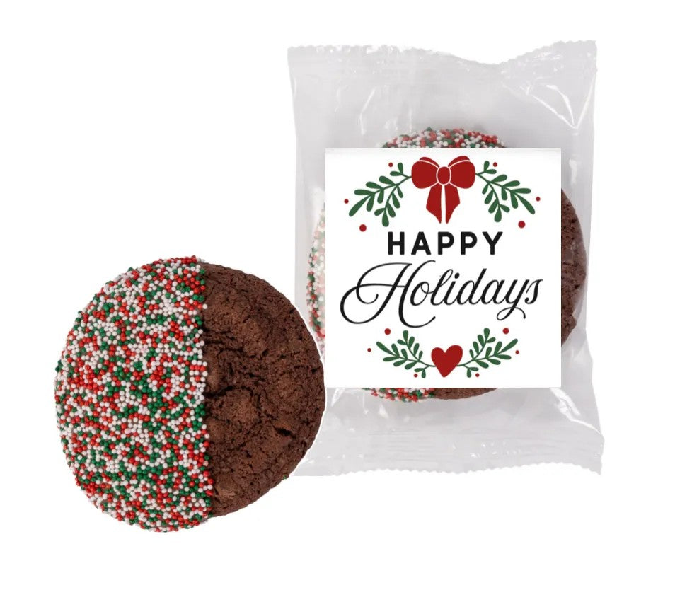 Holiday Single Cookie with Logo