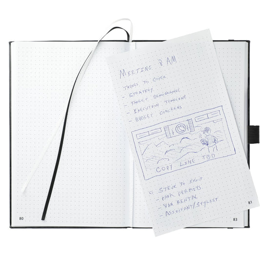 FSC® Mix 5.5" x 8.5" FUNCTION Bulleting Notebook – Black