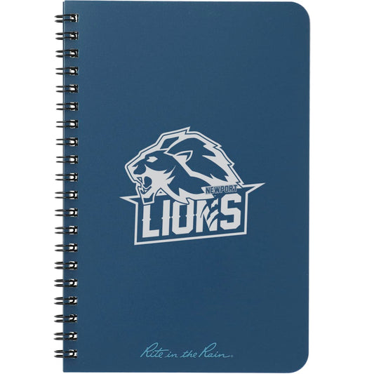 4.6” x 7” Rite in the Rain Side Spiral Notebook – Blue