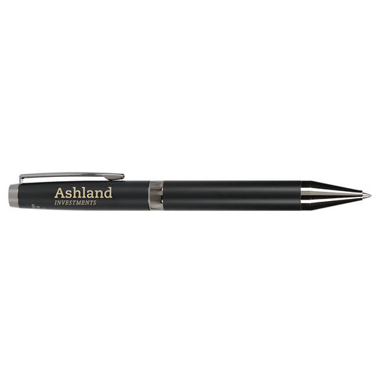 Recycled Brass Ultra Gel Ballpoint – Black