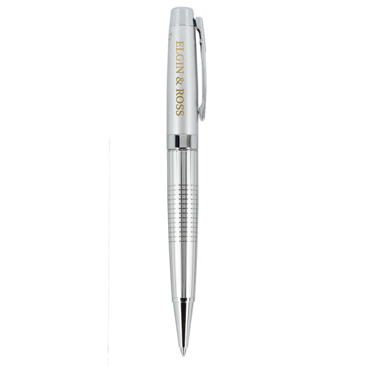 Newton Recycled Brass Gel Ballpoint – Silver