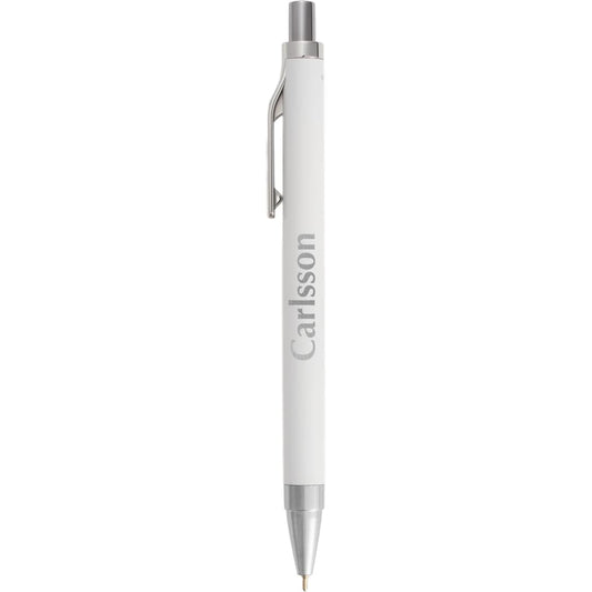 Beau Recycled Aluminum Gel Pen – White