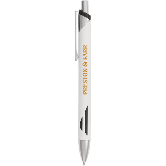 Pressley Recycled Gel Pen – White