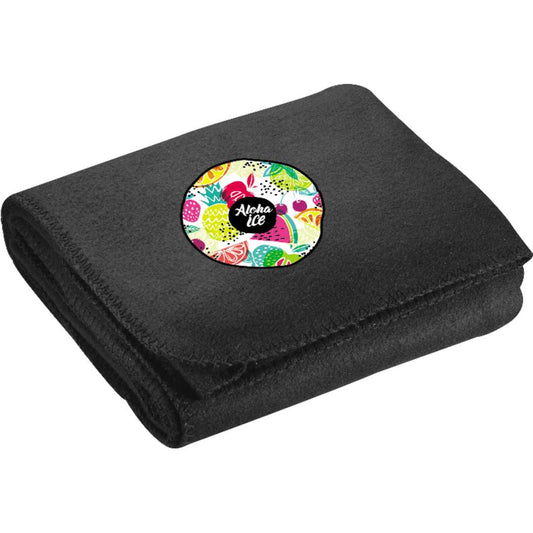 Cozy Fleece Blanket – Black