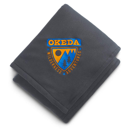 Fleece-Sherpa Blanket – Blue