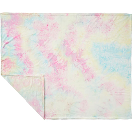 Tie Dye Flannel Fleece Blanket – Multi