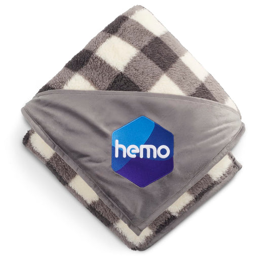 Field &amp; Co.® Double Sided Plaid Sherpa Blanket – White