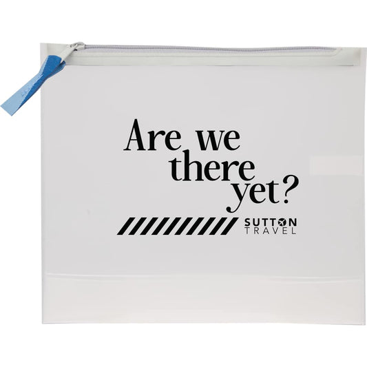 Wander &amp; Roam Clear Travel Pouch – Clear