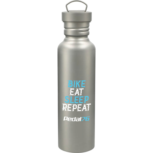 Griffen Titanium Sport Bottle 25oz – Silver