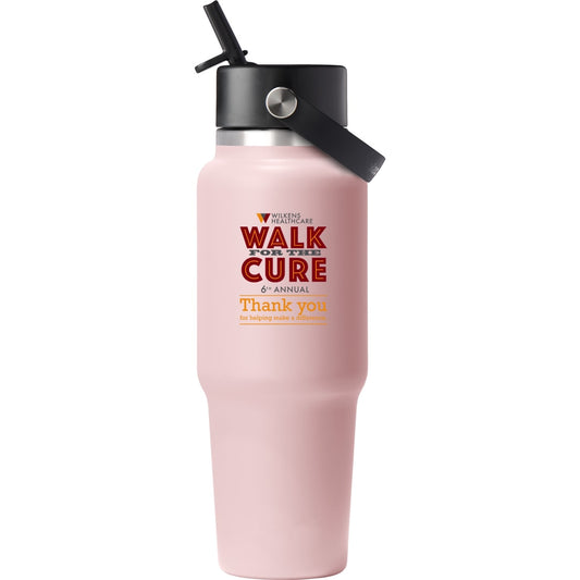 Hydro Flask® Travel Bottle w/ Flex Straw Cap 32oz – Pink