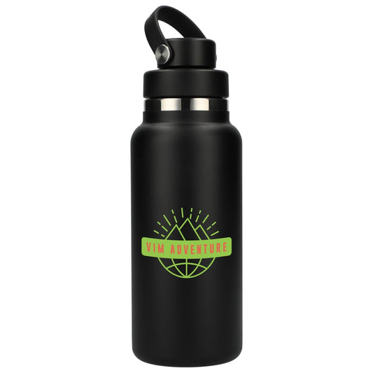 Hydro Flask® Wide Mouth w/ Flex Chug Cap 32oz – Black
