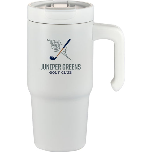 Peak Recycled Insulated Sip or Swig Mug 24oz – White