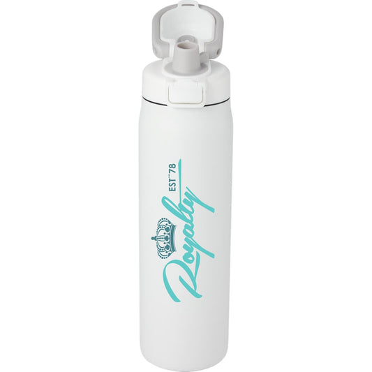 London Recycled Vacuum Insulated Bottle 24oz – White