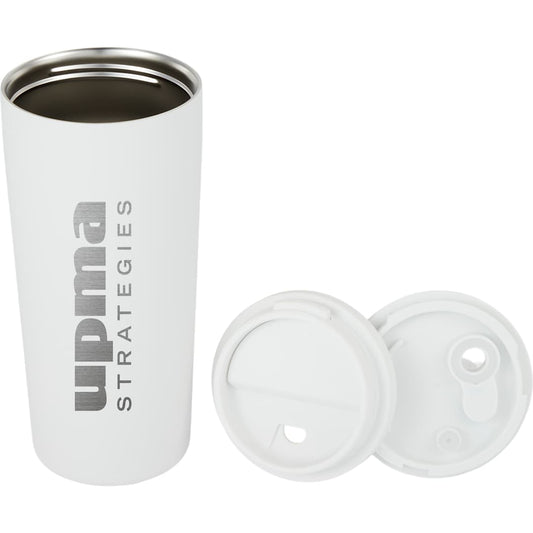 Nelson Copper Vacuum Tumbler w/ Swivel Lid 20oz – White
