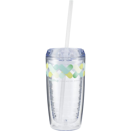 Vortex Tumbler 16oz – Clear