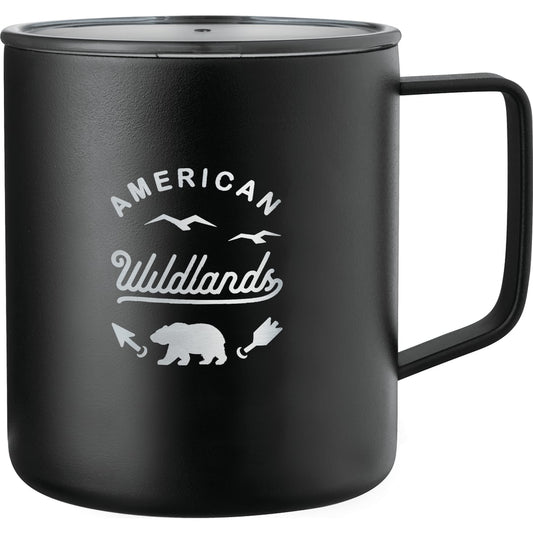 Rover Copper Vac Camp Mug 14oz – Powder coated – Black
