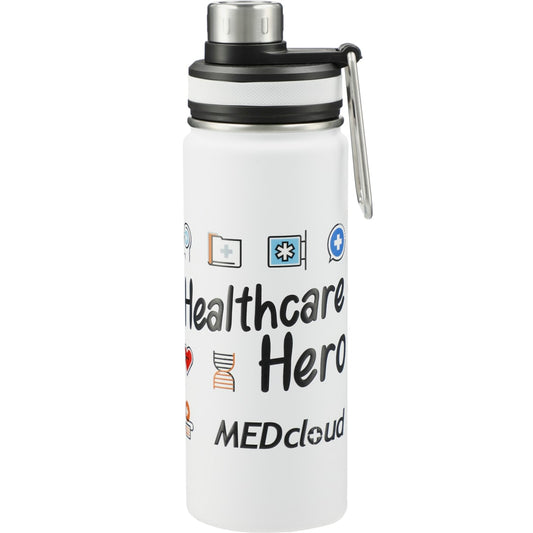 Vasco Copper Vacuum Insulated Bottle 20oz – White