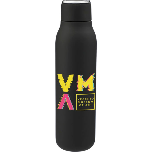 Marka Copper Vac Bottle w/ Metal Loop 20oz – Black