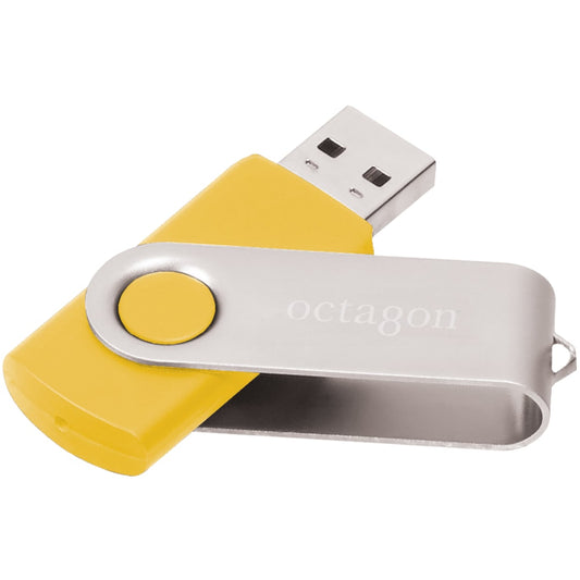 Rotate Flash Drive 2GB – Yellow