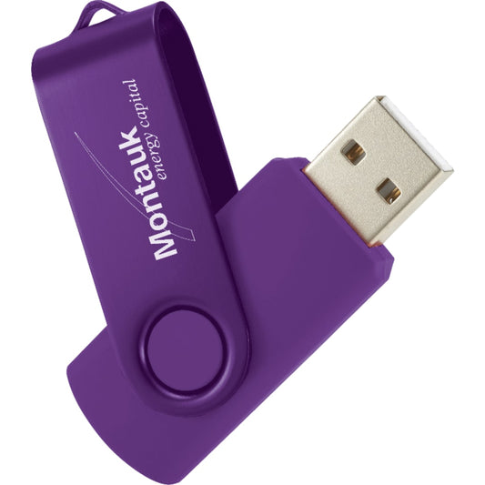 Rotate 2Tone Flash Drive 2GB – Purple