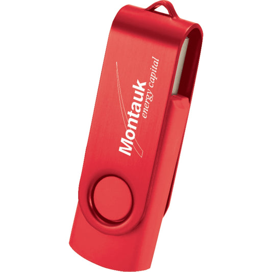 Rotate 2Tone Flash Drive 4GB – Red