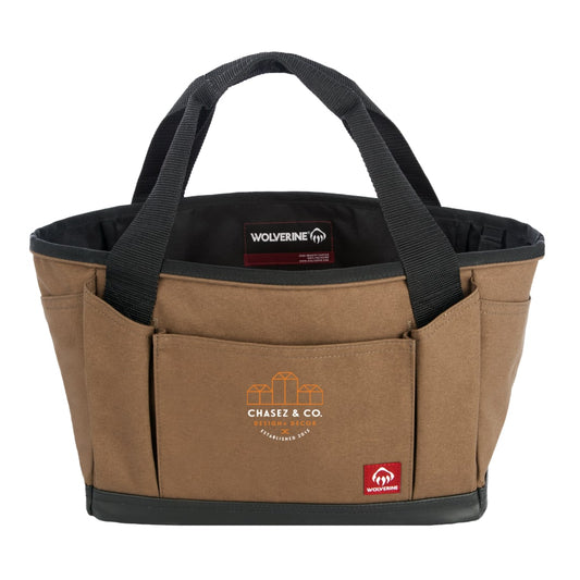 Wolverine 13" 17-Pocket Tool Tote – Brown