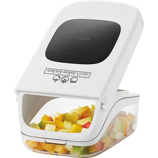 OXO Good Grips Vegetable Chopper w/ Easy-Pour Open – White