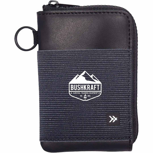 Thread Wallets Zipper Wallet – Black