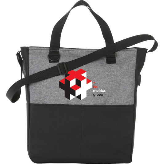 Cameron Convention Tote w/ USB Port – Gray