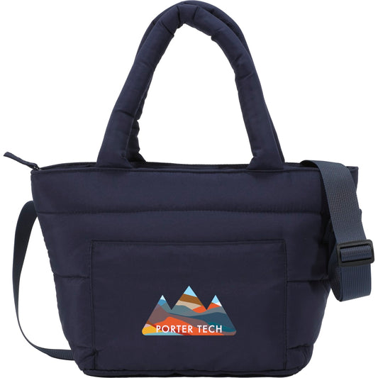 Puffer Recycled 9 Can Tote Cooler – Blue