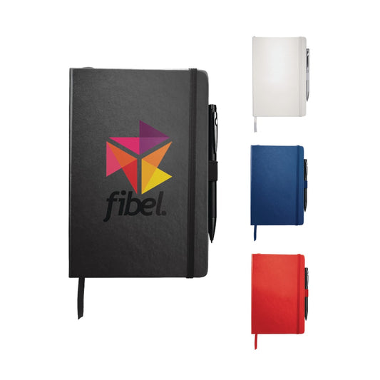FSC® Mix 5.5" x 8.5" Nova Bound Journal – Black