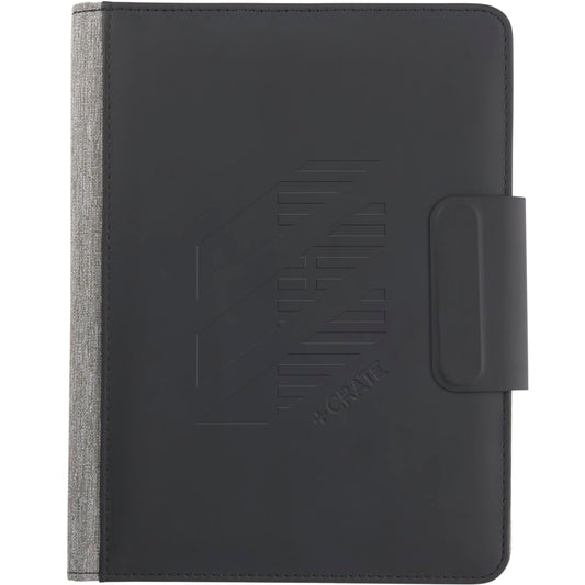 Reclaim  RPET MagClick Fast Wireless Journal – Black