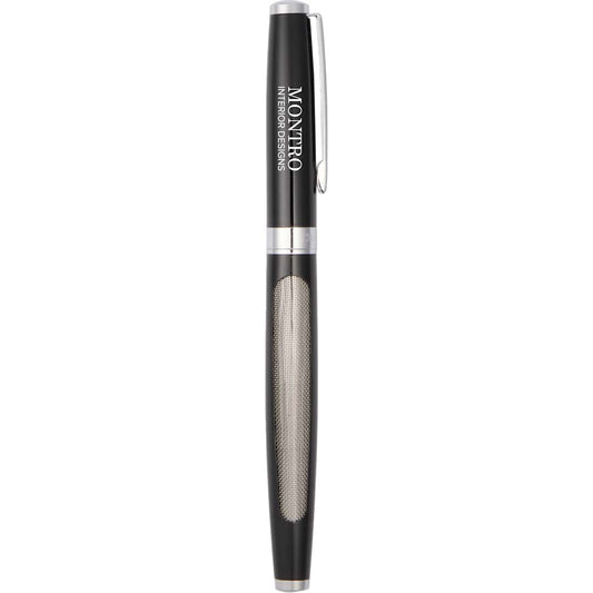 Luxe Recycled Stainless Steel Roller Ball – Black