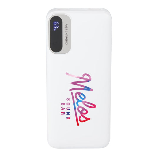 Laptop Power 20,000 mAh PD Power Bank with Cables – White