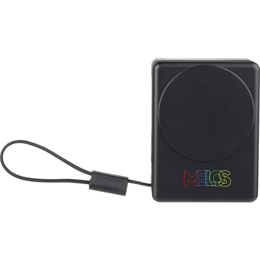 5000 mAh 15W MagClick Power Bank with Wall Charger – Black