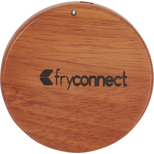 FSC® 100% Wood Wireless Charging Pad – Brown