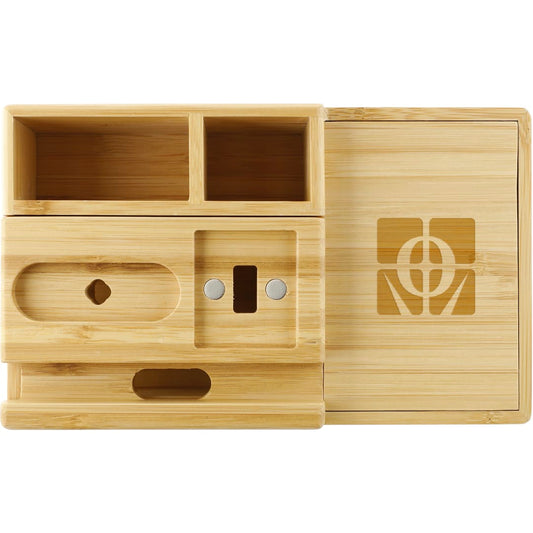 Bamboo Fast Wirelsss Charging Dock Station – Natural