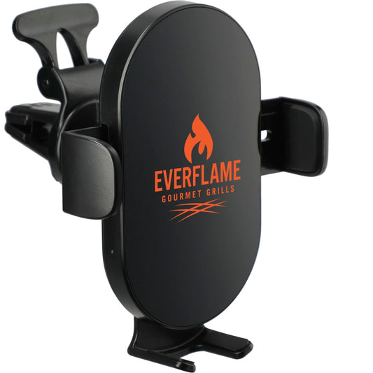 Aero Wireless Charging Phone Mount – Black