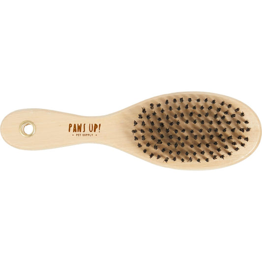 PawSpa Wood Dual Sided Pet Brush – Brown