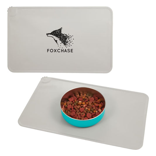 ChowTime Pet Food Mat – Gray