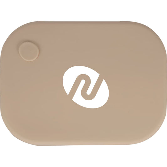 Silicone Bento Box with Air Valve – Natural
