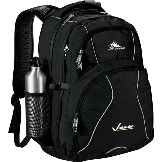 High Sierra Swerve 17" Computer Backpack – Black