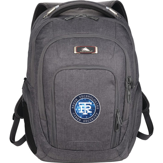 High Sierra 17" Computer UBT Deluxe Backpack – Gray