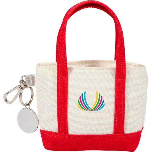 Mini Tote Bag Charm – Red