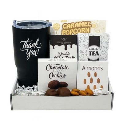 Thank You Tumbler with Snacks Boxed