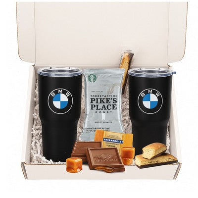 Tumbler Set with Starbucks Coffee, Cookies & Chocolate